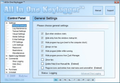 All In One Keylogger 5.1 + ключ