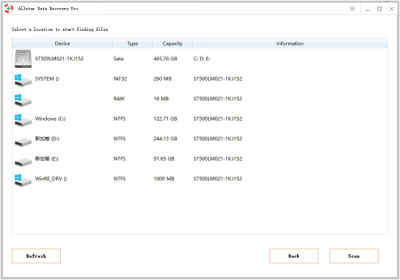 Allstar Data Recovery Pro 1.6 + ключ