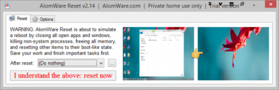 AlomWare Reset 4.01.2 + ключ активации