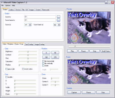 Altarsoft Video Capture 1.21