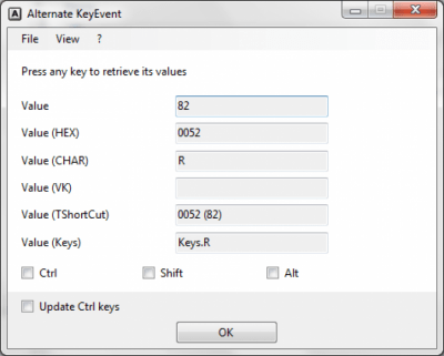 Alternate Key Event 1.200