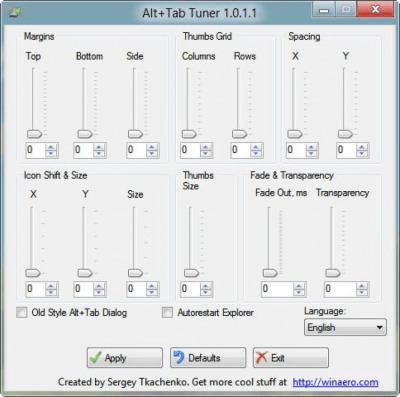 Alt+Tab Tuner 1.0.1.1 Alt+Tab Tuner 1.0.1.1