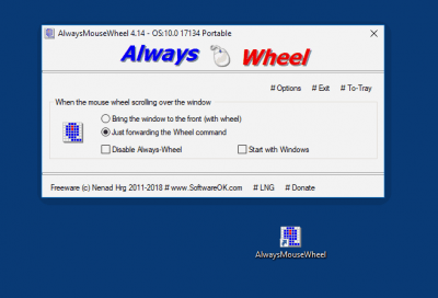 AlwaysMouseWheel 4.33 AlwaysMouseWheel 4.33