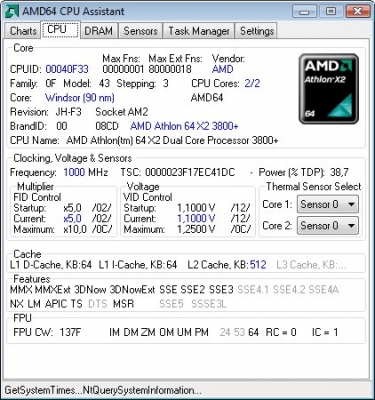 AMD64 CPU Assistant 0.10.3.366