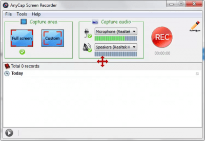 AnyCap Screen Recorder 1.0.6.78 + лицензионный ключ