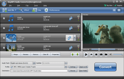 AnyMP4 Audio Converter 7.2.12.0 + ключ