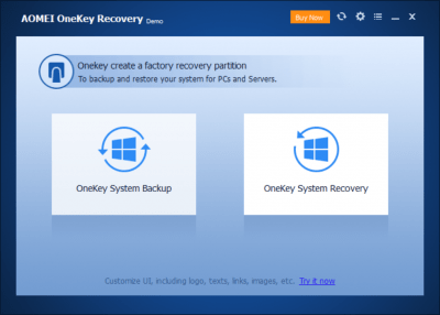 AOMEI OneKey Recovery 1.7.0 + key