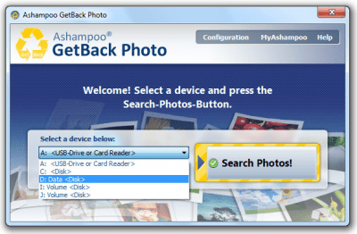 Ashampoo GetBack Photo last Ashampoo GetBack Photo last