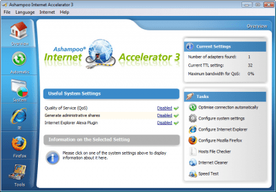 Ashampoo Internet Accelerator 3.3.30 + код активации