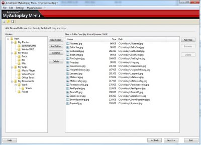 Ashampoo MyAutoplay Menu last Ashampoo MyAutoplay Menu last