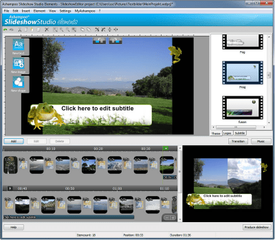Ashampoo Slideshow Studio Elements last Ashampoo Slideshow Studio Elements last