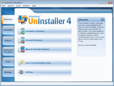 Ashampoo UnInstaller 5.06.00 + таблетка