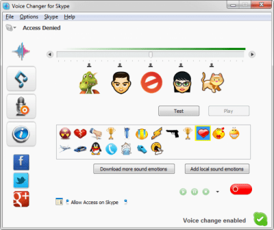 AthTek Skype Voice Changer 3.0 AthTek Skype Voice Changer 3.0