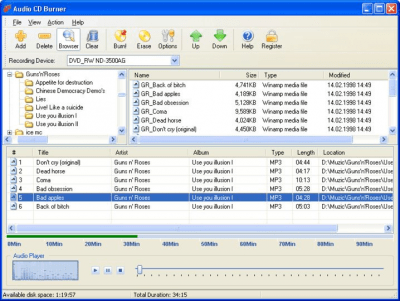 Audio CD Burner 4.7.5.0 + активатор