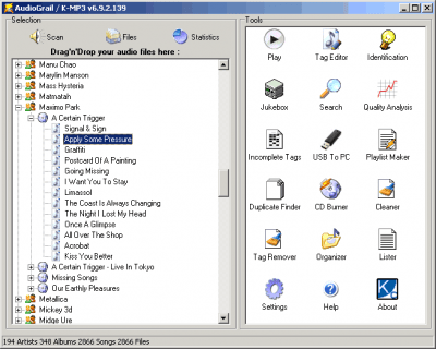 AudioGrail 7.11.1.215 + crack