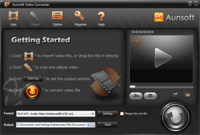 Aunsoft Video Converter 2.3.1 + crack