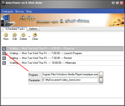 Auto Power-on and Shut-down 2.84 Auto Power-on and Shut-down 2.84