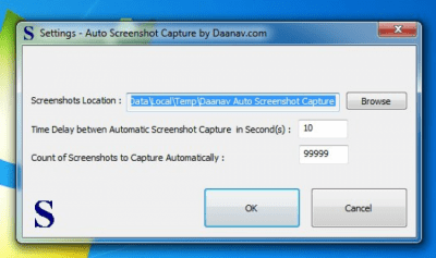 Auto Screenshot Capture 1.0 Auto Screenshot Capture 1.0