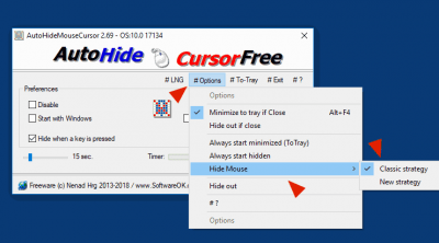 AutoHideMouseCursor 2.36