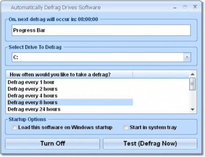 Automatically Defrag Drives last