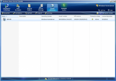 Avast Windows Home Server Edition 17.5.2302 + crack Avast Windows Home Server Edition 17.5.2302 + crack