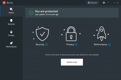 Avira Free Security 1.1.50.19711