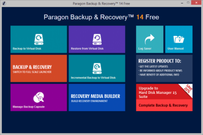 PARAGON Backup & Recovery 16 10.2.0.1235