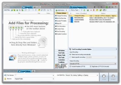Batch Encoding Converter 5.0.7 Batch Encoding Converter 5.0.7
