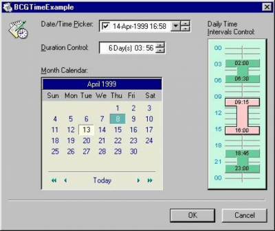 BCGDateTime Controls last