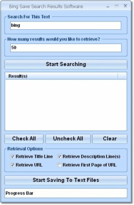 Bing Save Search Results 7.0