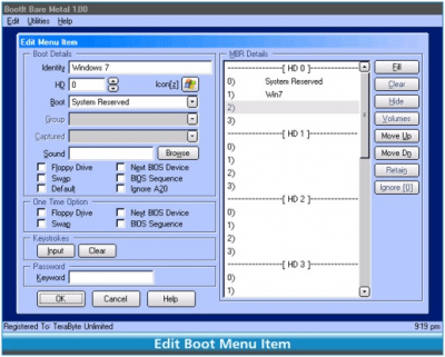 BootIt Bare Metal 1.69 + кряк BootIt Bare Metal 1.69 + кряк