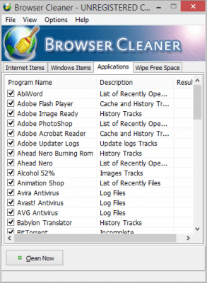 Browser Cleaner Free 1.3