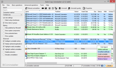 Bulk Crap Uninstaller 4.16