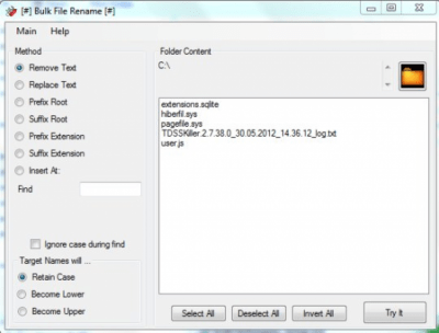 Bulk File Rename 1.5.14.0