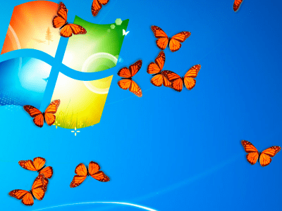 Butterfly On Desktop 1.0