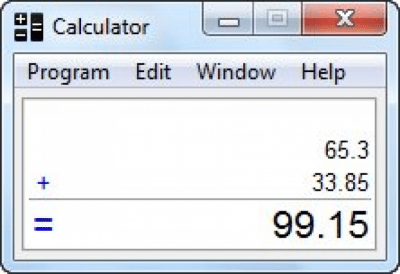 Bato Software Calculator last