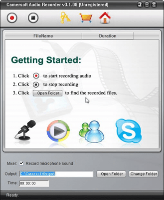 Camersoft Audio Recorder 3.1.08