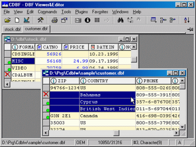 CDBF - DBF Viewer and Editor 2.40 + keygen