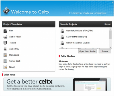 Celtx 2.9.1