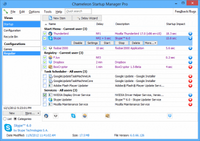 Chameleon Startup Manager Lite 3.0.0.621