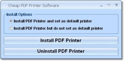 Cheap PDF Printer Software 7.0