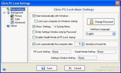 Chris PC-Lock 3.60 + таблетка