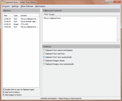 ClipboardSaver Последняя ClipboardSaver Последняя