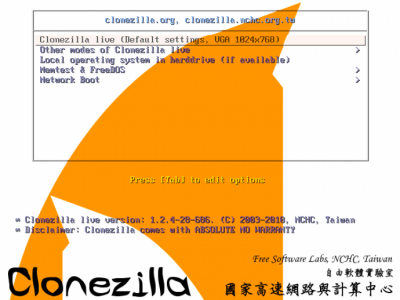 Clonezilla 2.6.4-10