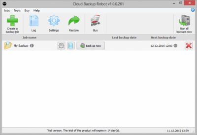 Cloud Backup Robot 1.1.1.21 + лицензионный ключ