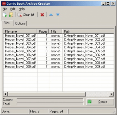 Comic Book Archive Creator 1.0.5