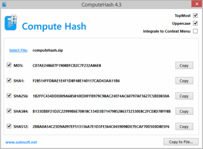 Compute Hash 4.4