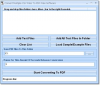 Convert Multiple CSV Files To PDF Files 7.0