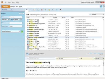 Copernic Desktop Search 7.0.2.11876