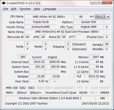 CrystalCPUID 4.15.5.452e